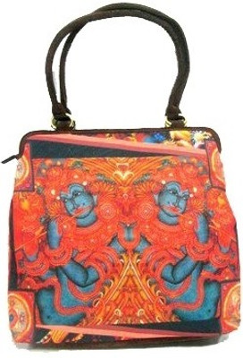 33% OFF on Craftstages Digital Print Hand-held Bag Brown 33% OFF on Craftstages Digital Print Hand-held Bag Brown