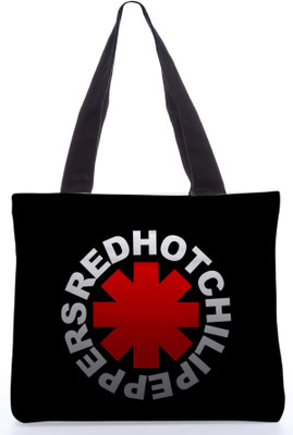 40% OFF on Snoogg Canvas Design Red Hot Chilli Peppers Shoulder Bag Black