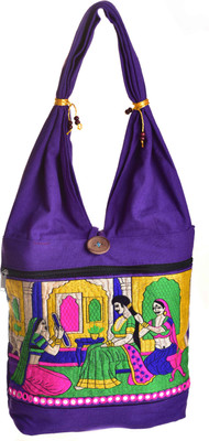 55% OFF on Baghut Meera Baai Style Embroidered Shoulder Bag Purple-07 55% OFF on Baghut Meera Baai Style Embroidered Shoulder Bag Purple-07