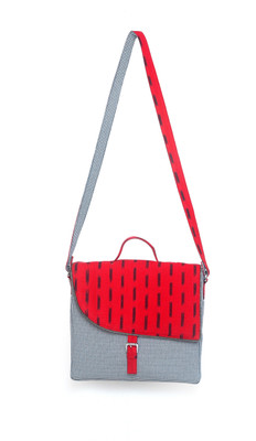 37% OFF on Allmine Red Ikat Sling Bag Red and Grey- 01 37% OFF on Allmine Red Ikat Sling Bag Red and Grey- 01