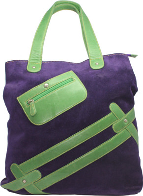 Lupine Tares Hand Bag Purple::Green Lupine Tares Hand Bag Purple::Green
