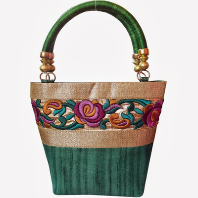 55% OFF on Moksh NX134GR250 Hand Bag Green