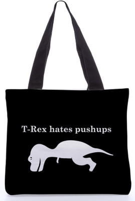 30% OFF on Snoogg Canvas Design Teenager Tote Black