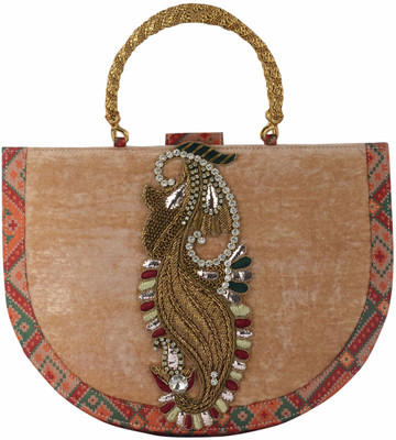29% OFF on Potlis Designer Hand-held Bag Multicolor 29% OFF on Potlis Designer Hand-held Bag Multicolor
