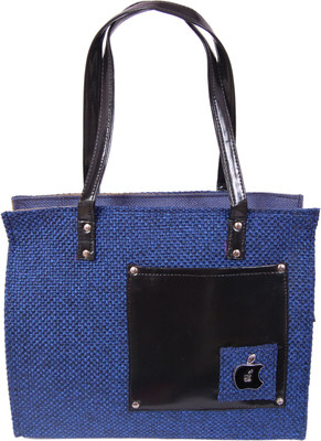 62% OFF on Womaniya Handicraft Jute Shoulder Bag Dark Blue