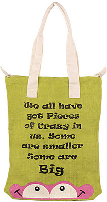 29% OFF on Greenobag Crazy Eyes Tote Green 29% OFF on Greenobag Crazy Eyes Tote Green