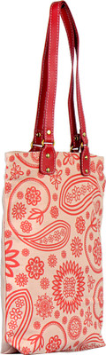 29% OFF on Greenobag Canvas Ethnic Paisley Tote Warm Grey