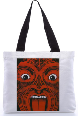 30% OFF on Snoogg Canvas Design Maa Kali Face Tote White 30% OFF on Snoogg Canvas Design Maa Kali Face Tote White