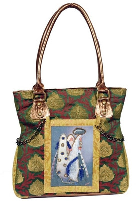 16% OFF on Craftstages Stylish Ethnic Shoulder Bag Brown