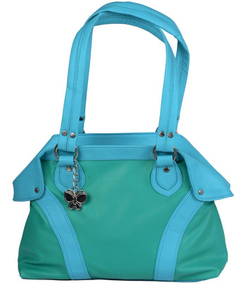 47% OFF on Butterflies Trendy Hand Bag Green::Blue