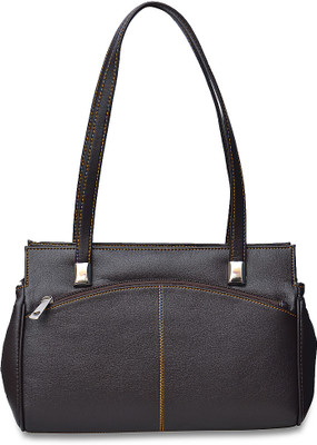 57% OFF on Arshia Smart with front and back Zip Shoulder Bag Black