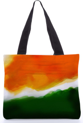 17% OFF on Rebel India Flag Painting Tote Multi-color 17% OFF on Rebel India Flag Painting Tote Multi-color
