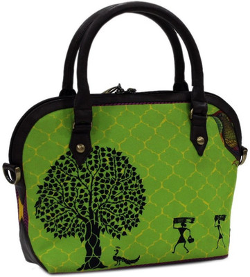 DesiPop Ladies Small Marli Hand-held Bag Green