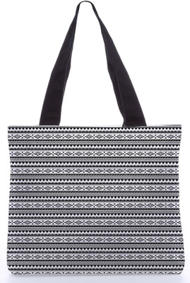 40% OFF on Snoogg Canvas Design Aztec Shoulder Bag White