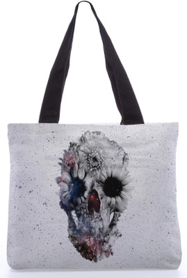 30% OFF on Snoogg Floral Skull Tote Multicolor 30% OFF on Snoogg Floral Skull Tote Multicolor