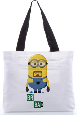 30% OFF on Snoogg Canvas Design Teenager Tote White