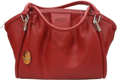 40% OFF on Mex Neat Pleat Matt Leather Shoulder Bag Red