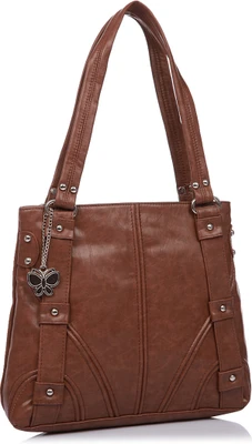 41% OFF on Butterflies Trendy Hand-held Bag Brown