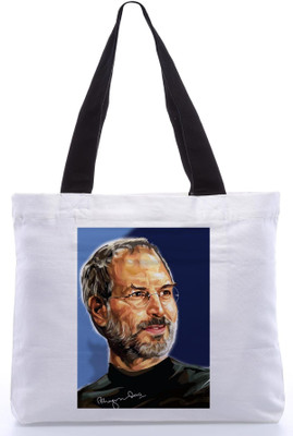 30% OFF on Snoogg Canvas Design Face Print Tote White 30% OFF on Snoogg Canvas Design Face Print Tote White