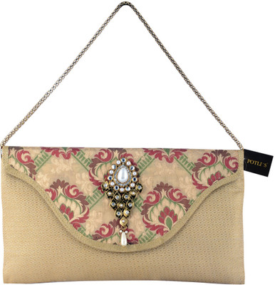 26% OFF on Potlis Designer Hand-held Bag Yellow-05 26% OFF on Potlis Designer Hand-held Bag Yellow-05