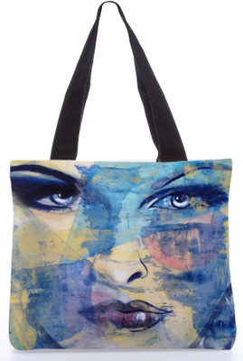 Rebel Woman Face Paint Tote Multi-color Rebel Woman Face Paint Tote Multi-color