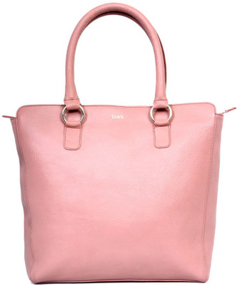 56% OFF on Taws Spendthrift Leather Hand-held Bag Pink