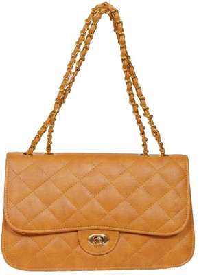 42% OFF on Craftstages Ocher Hand-held Bag Yellow