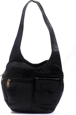 9% OFF on Tessodor Small Croco Shoulder Bag Black-10 9% OFF on Tessodor Small Croco Shoulder Bag Black-10