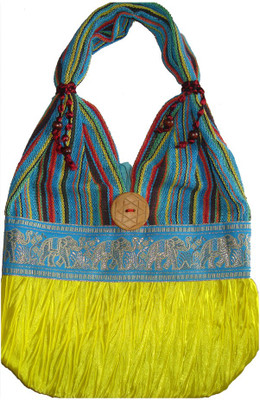 64% OFF on Haveli Arts Silk Shoulder Bag Yellow
