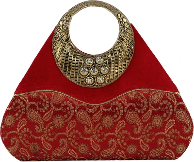 60% OFF on Aadi And Sons Paisley Appeal Hand-held Bag Red04 60% OFF on Aadi And Sons Paisley Appeal Hand-held Bag Red04