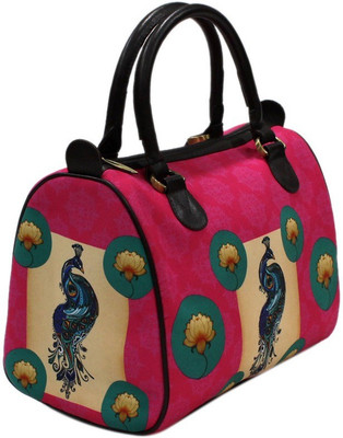 DesiPop Tilepeacockpk Satchel Pink DesiPop Tilepeacockpk Satchel Pink