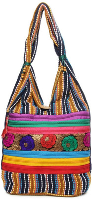 58% OFF on Kraftrush Fabric Shoulder Bag Multicolor15