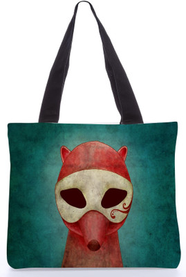 30% OFF on Snoogg Death As A Fox In Mask Tote Multicolor