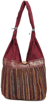 16% OFF on Kraftrush Jute Hand-held Bag Brown-15 16% OFF on Kraftrush Jute Hand-held Bag Brown-15