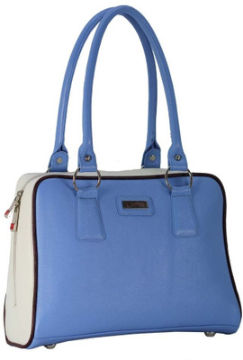 Lupine Pearl Hand-held Bag White & Blue