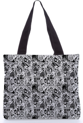 30% OFF on Snoogg Canvas Design Life Cycle Uno Tote Black, White