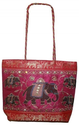 59% OFF on Authority Jaipuri Five Elephant Pink Tote Multicolor 59% OFF on Authority Jaipuri Five Elephant Pink Tote Multicolor