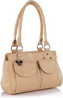 35% OFF on Butterflies Trendy Hand-held Bag Beige