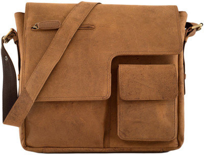 56% OFF on Leaderachi Birmingham Messenger Bag Brown