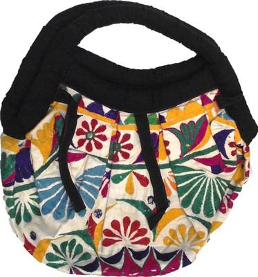 13% OFF on Kala Sanskruti Ethnic Hand-held Bag White 13% OFF on Kala Sanskruti Ethnic Hand-held Bag White