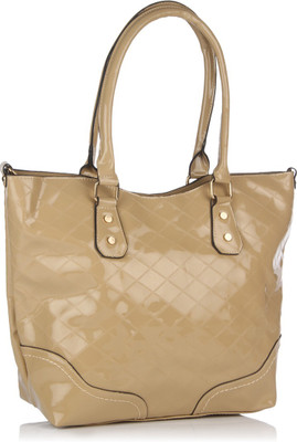 53% OFF on Hi Look Self Textured Hand-held Bag Beige-01