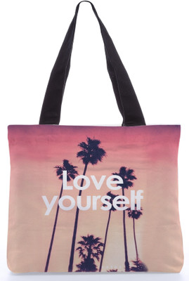 30% OFF on Snoogg Canvas Design Love Yourself Tote Multicolor 30% OFF on Snoogg Canvas Design Love Yourself Tote Multicolor
