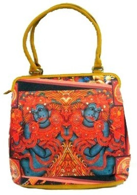 33% OFF on Craftstages Digital Print Hand-held Bag Yellow 33% OFF on Craftstages Digital Print Hand-held Bag Yellow