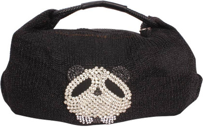 20% OFF on Khoobsurati Stylish Panda Embossed Dazzler Hand Bag Black