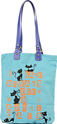 29% OFF on Greenobag Cat Tote Blue 29% OFF on Greenobag Cat Tote Blue