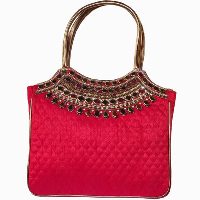 55% OFF on Moksh NX232RD950 Hand-held Bag Red