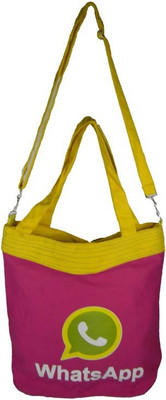 50% OFF on Grabgate Pink YellowWatsup Shoulder Bag Pnk