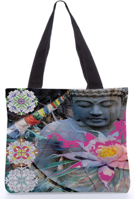 30% OFF on Snoogg Canvas Design Buddha Stands for Peace Tote Multicolor 30% OFF on Snoogg Canvas Design Buddha Stands for Peace Tote Multicolor