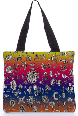 17% OFF on Rebel Abstract Tote Multi-color