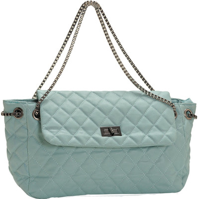 38% OFF on Aapno Rajasthan Honeydew Hand-held Bag Blue